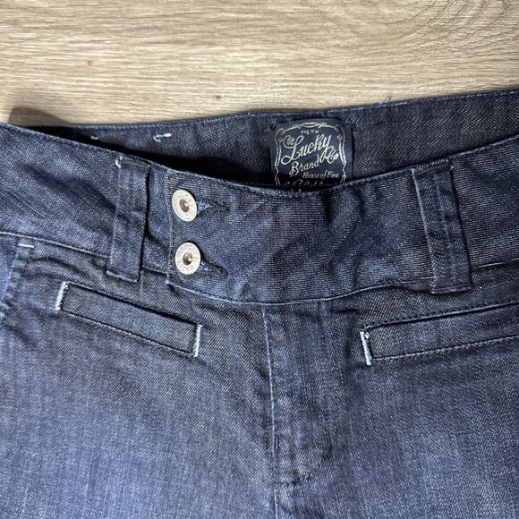 Lucky Brand Jeans Crop Women's 2/26 Dark Rinse House of Fine Clothes - Picture 3 of 11
